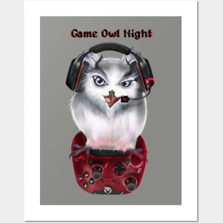 Game Owl Night Posters and Art